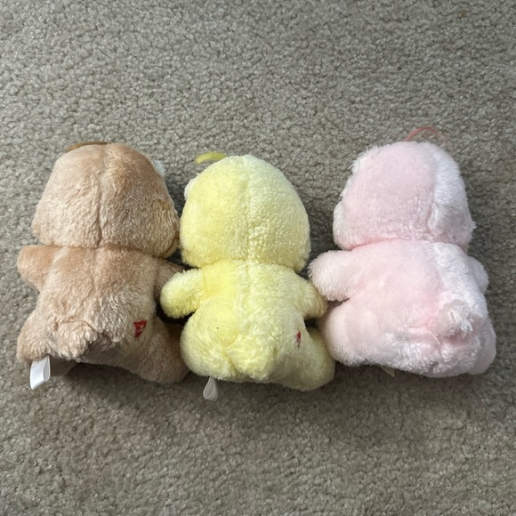 Vintage 1980s Care Bears LOT of 3 Kenner 6” Plush Stuffed Animals Birthday - Picture 3 of 10